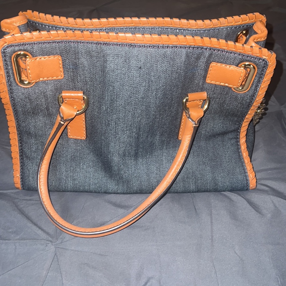 Michael Kors Denim Tote - Picture 4 of 8